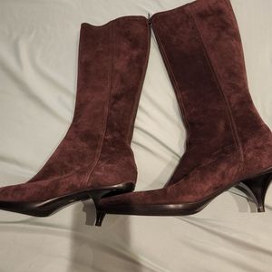 Miu Miu brown suede boots